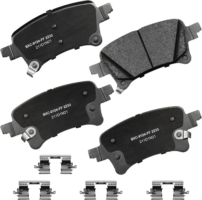 Bendix Premium SBC2233 Ceramic Rear Brake Pads for Jeep Gladiator 2024-2020, Wrangler 2024-2021 - Image 1